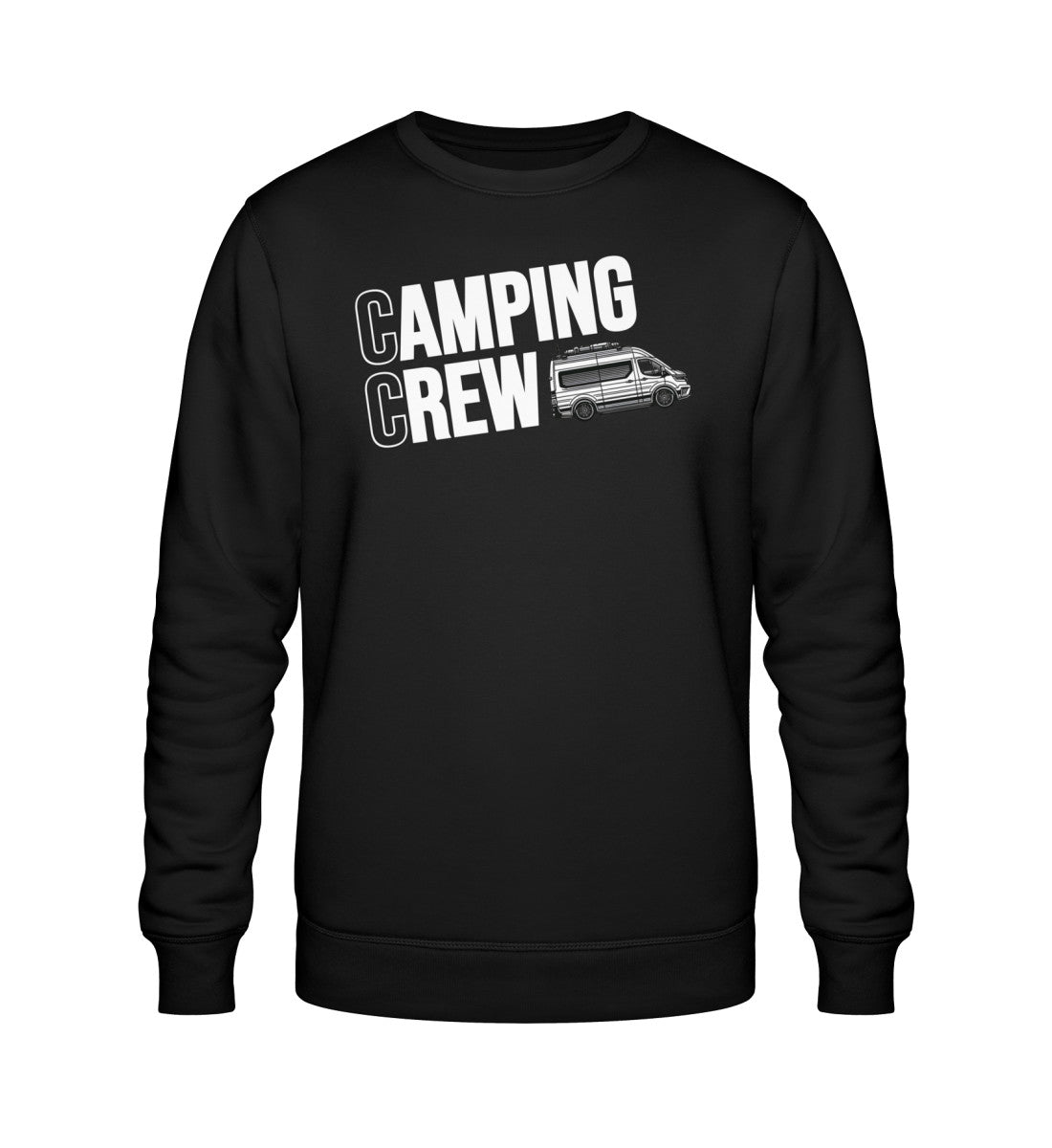 Vanlife Camping Crew - Herren Organic Sweatshirt - LazyDonkeyDesign