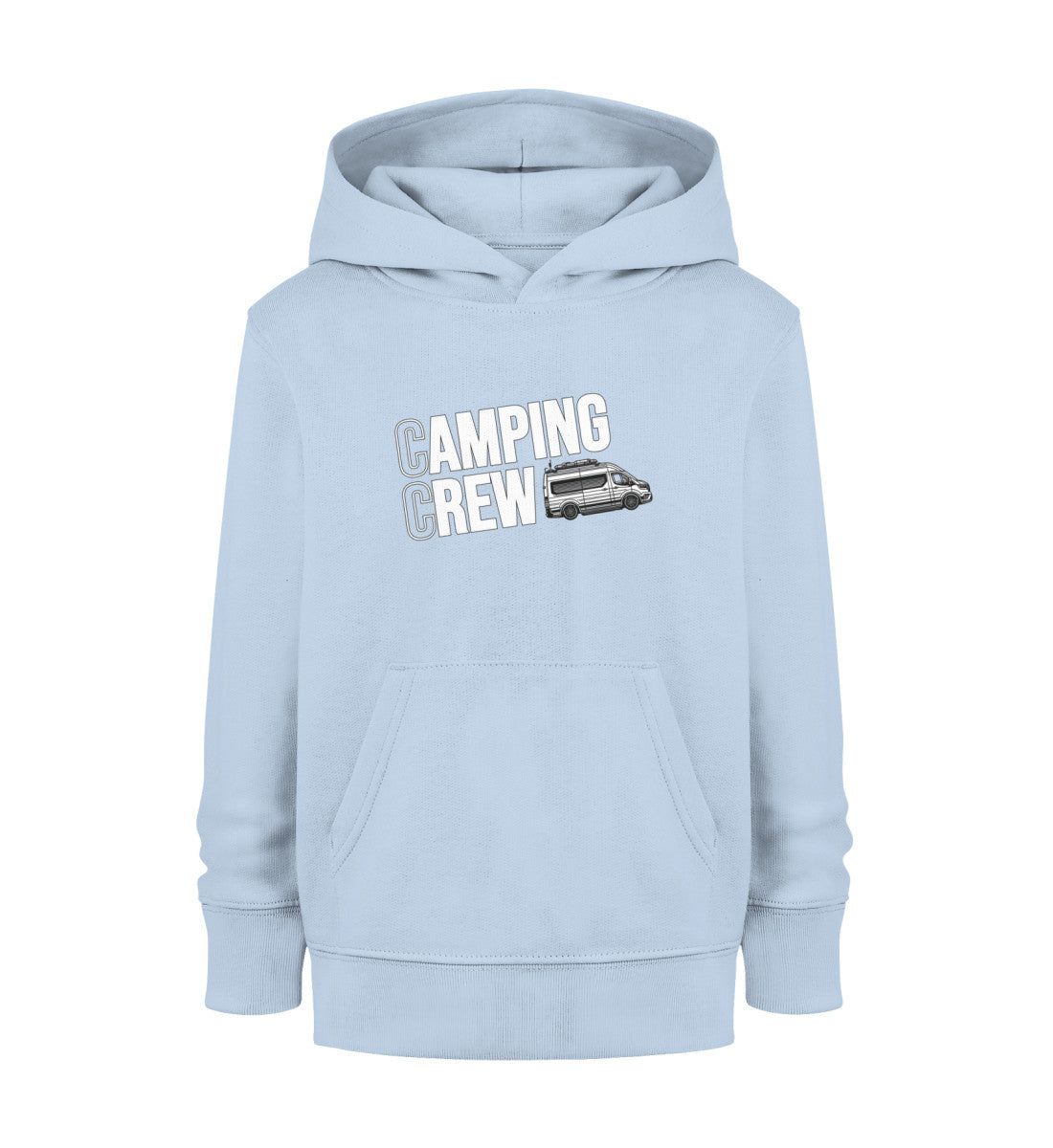Vanlife Camping Crew - Kinder Organic Hoodie - LazyDonkeyDesign