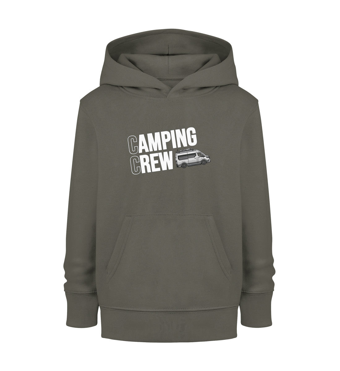 Vanlife Camping Crew - Kinder Organic Hoodie - LazyDonkeyDesign