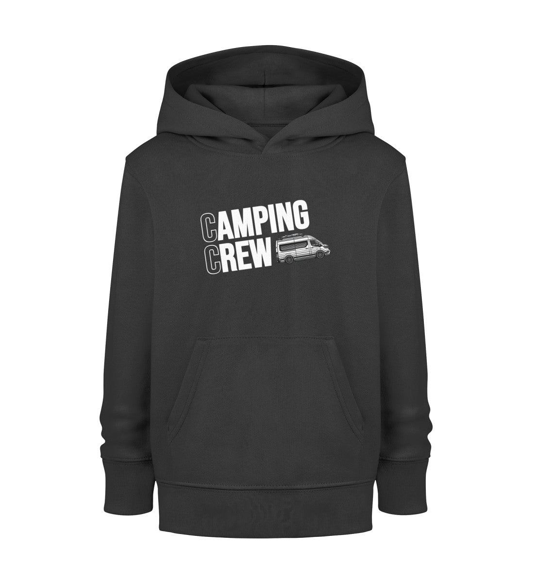 Vanlife Camping Crew - Kinder Organic Hoodie - LazyDonkeyDesign