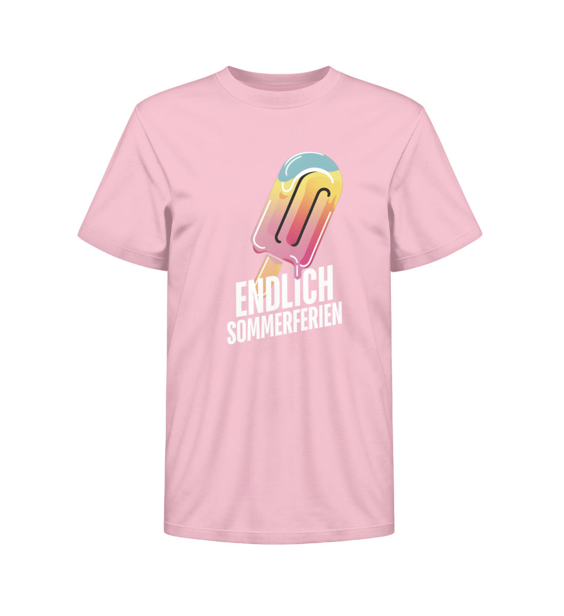 Endlich Sommerferien - Kinder Organic Shirt - LazyDonkeyDesign