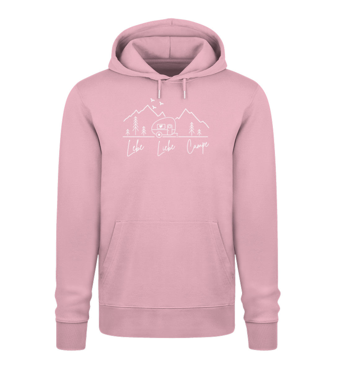 Lebe Liebe Campe - Damen Organic Hoodie - LazyDonkeyDesign