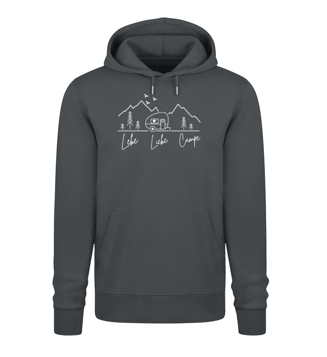 Lebe Liebe Campe - Damen Organic Hoodie - LazyDonkeyDesign