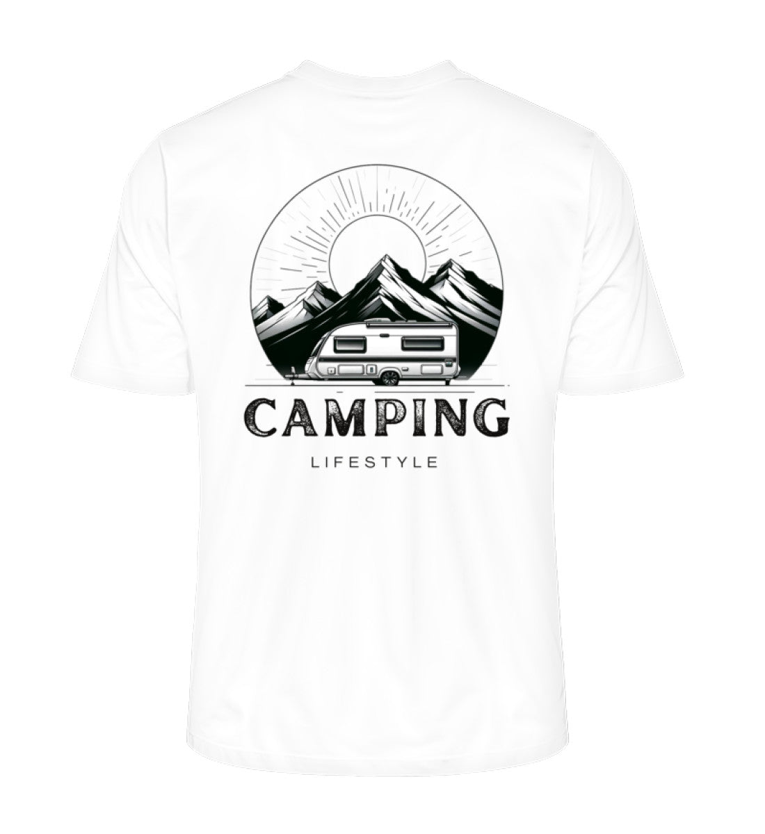 Camping Lifestyle - Herren Organic Shirt - LazyDonkeyDesign