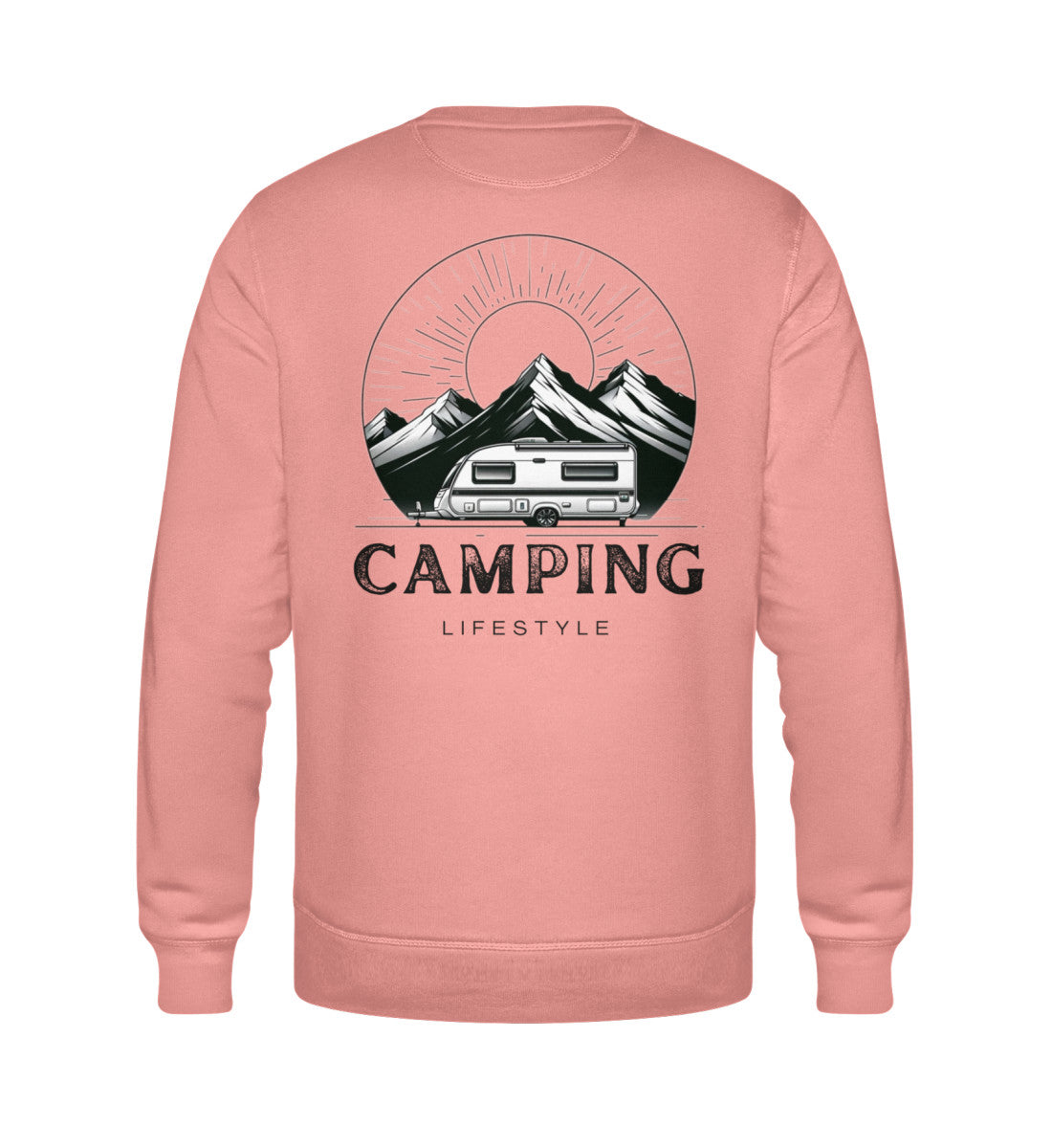 Camping Lifestyle - Herren Organic Sweatshirt - LazyDonkeyDesign