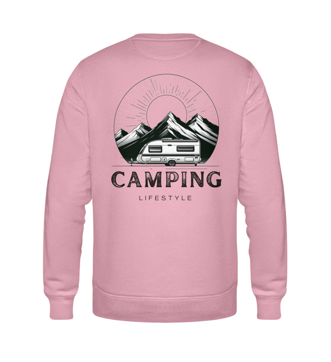 Camping Lifestyle - Herren Organic Sweatshirt - LazyDonkeyDesign