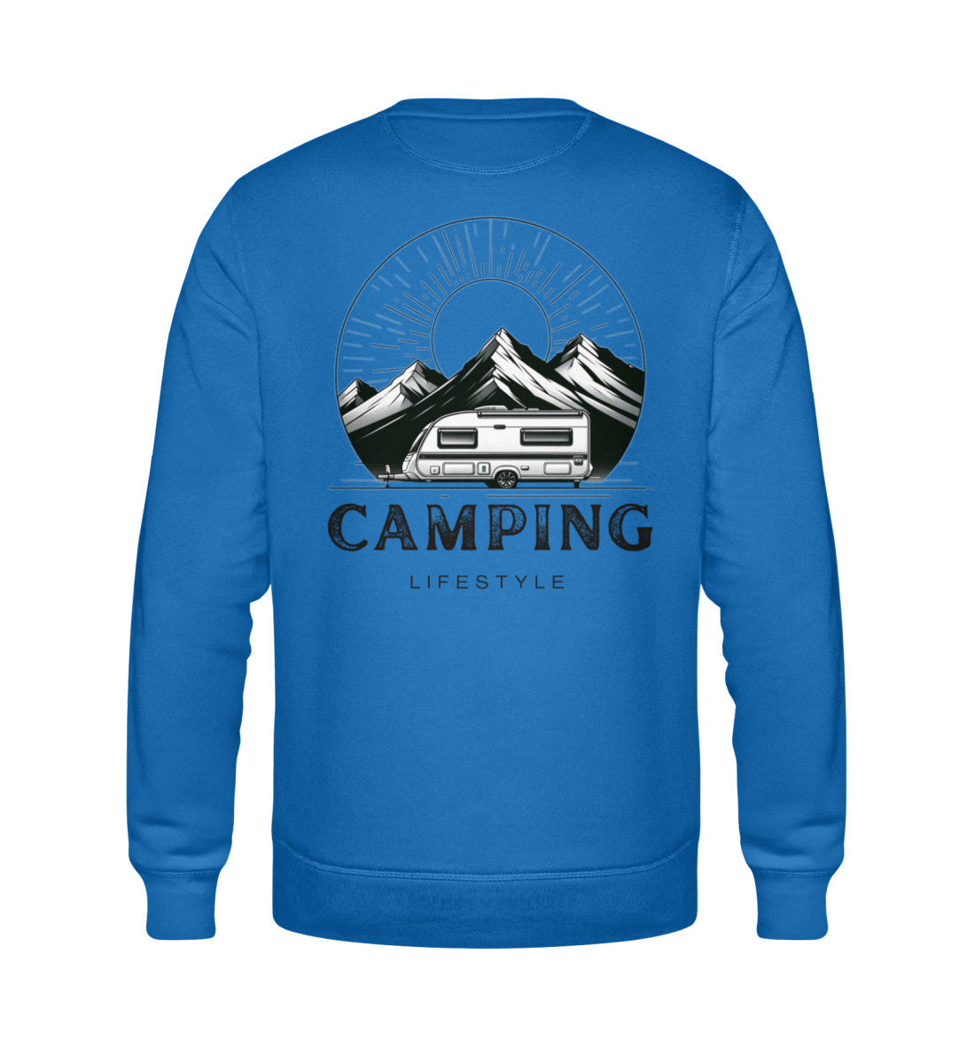 Camping Lifestyle - Herren Organic Sweatshirt - LazyDonkeyDesign