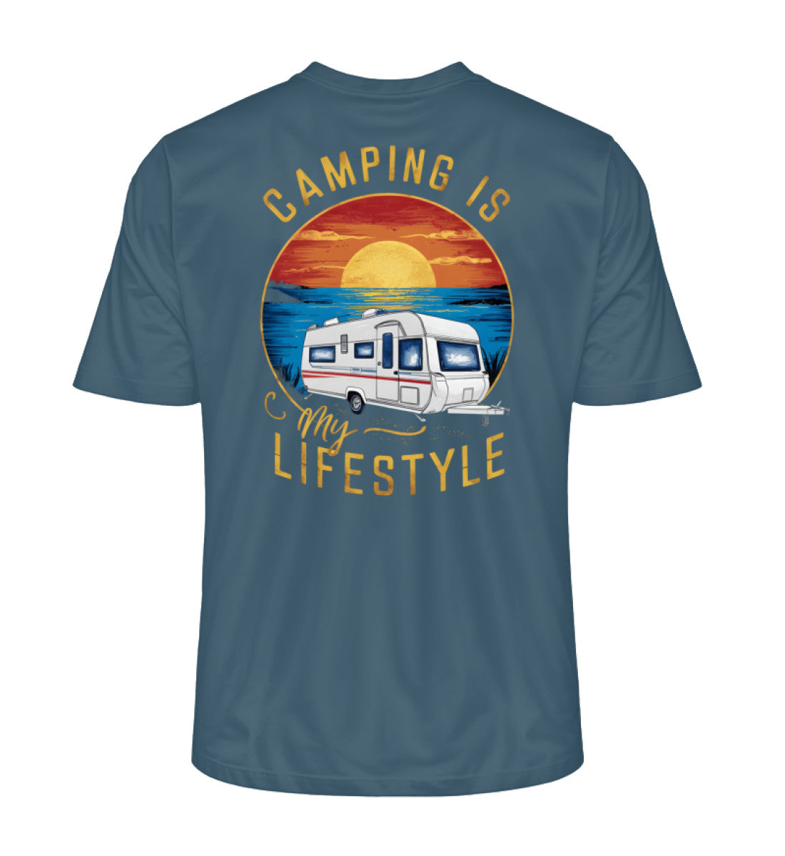 Camping my Lifestyle - Herren Organic Shirt - LazyDonkeyDesign