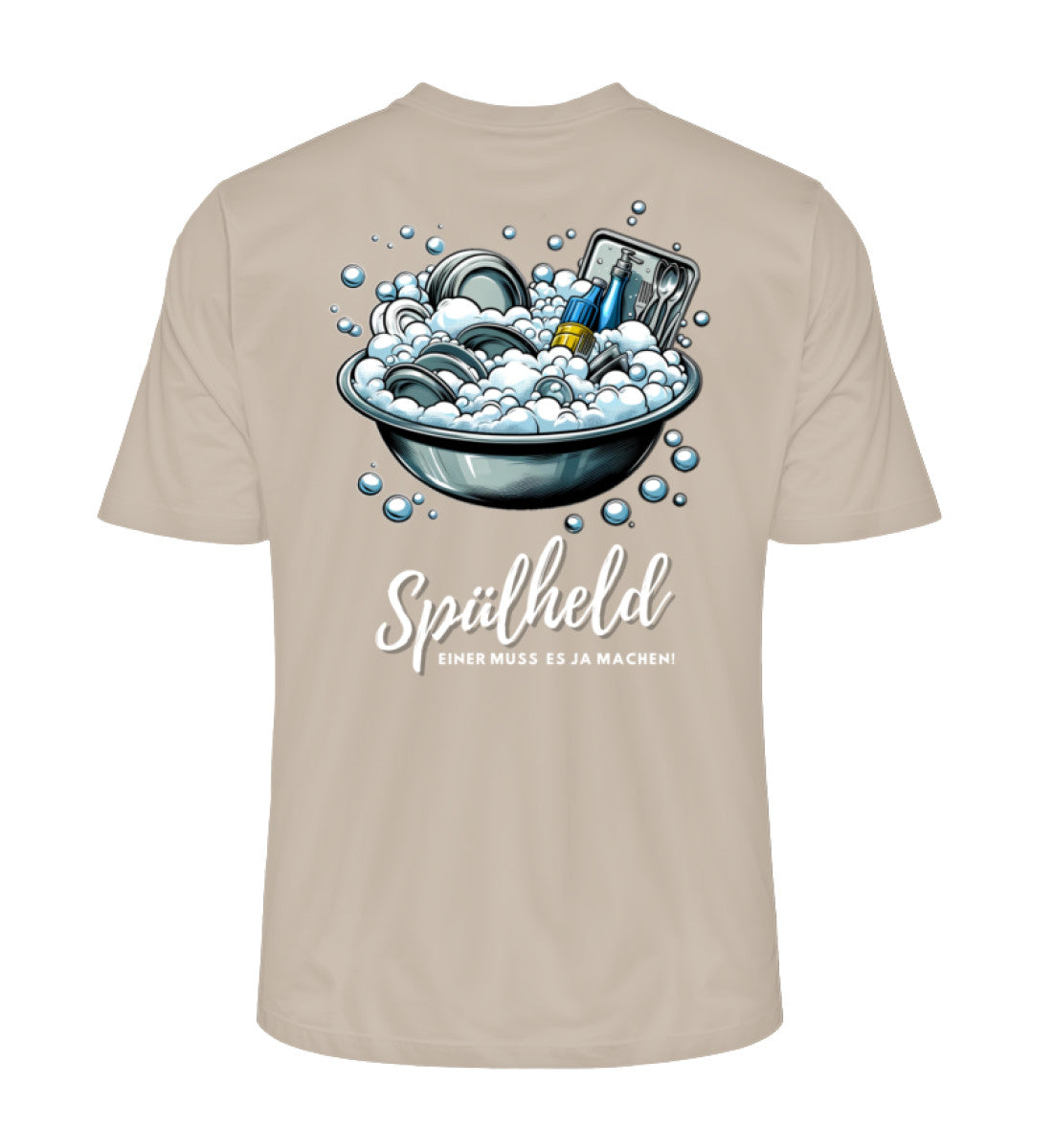 Camping Spülheld - Herren Organic Shirt - LazyDonkeyDesign