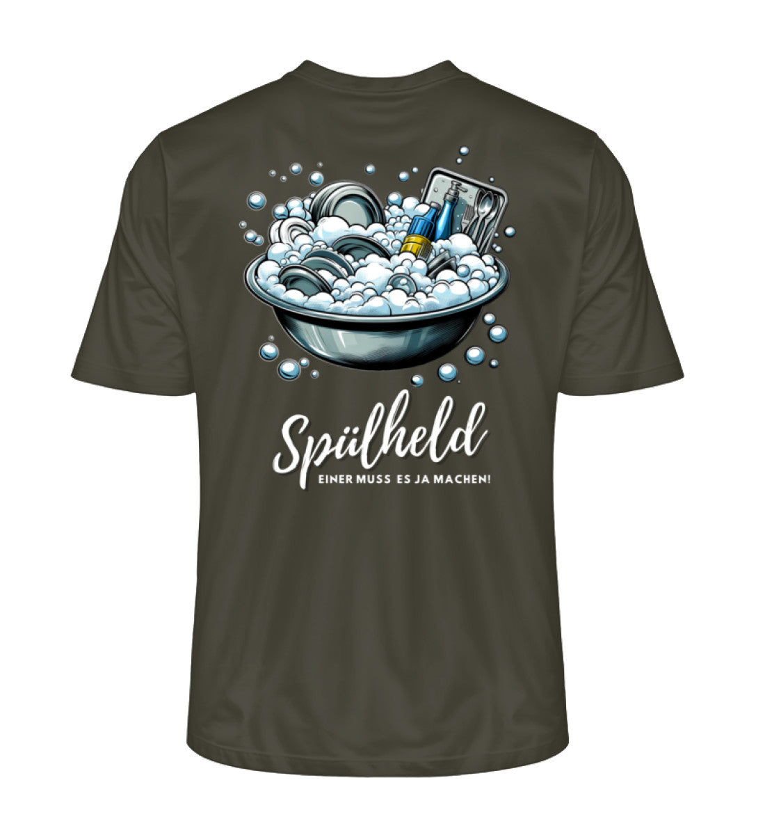 Camping Spülheld - Herren Organic Shirt - LazyDonkeyDesign