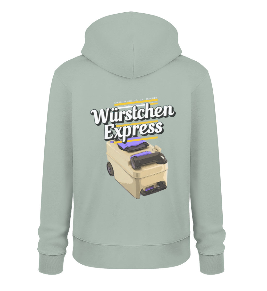 Würstchen Express - Herren Organic Hoodie - LazyDonkeyDesign