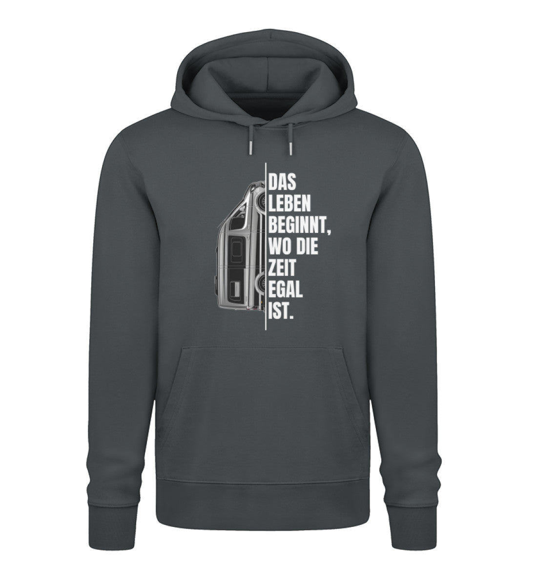 Camping ist Zeitlos - Damen Organic Hoodie - Vanlife - LazyDonkeyDesign