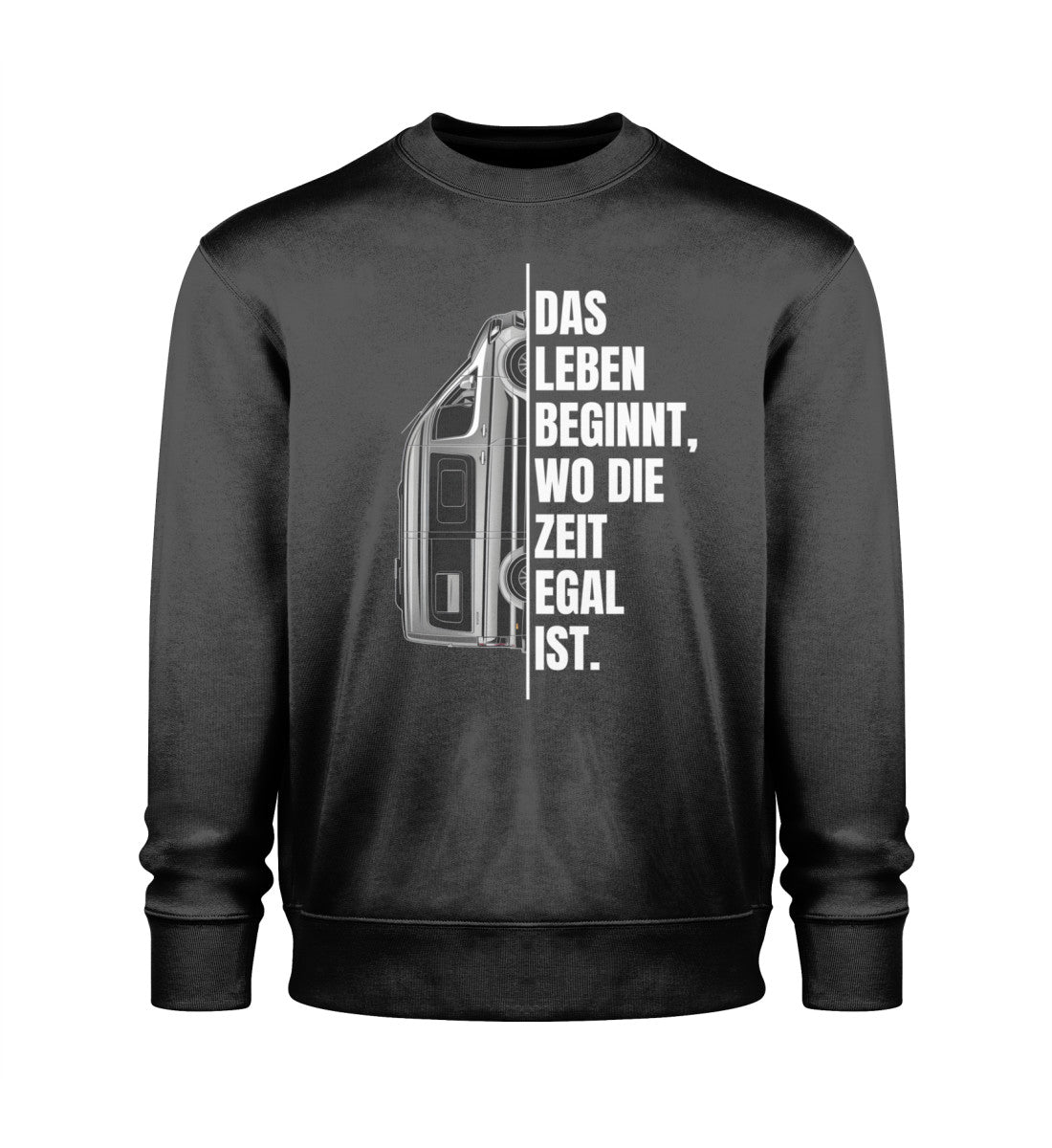 Camping ist Zeitlos - Herren Organic Sweatshirt - Vanlife - LazyDonkeyDesign