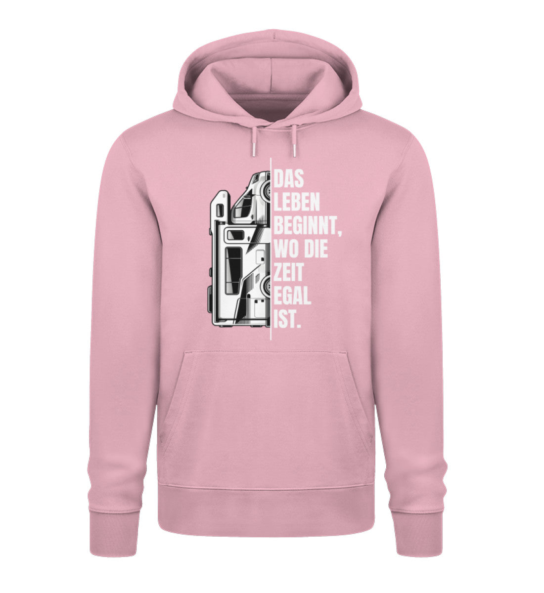 Camping ist Zeitlos - Herren Organic Hoodie - Wohnmobil - LazyDonkeyDesign