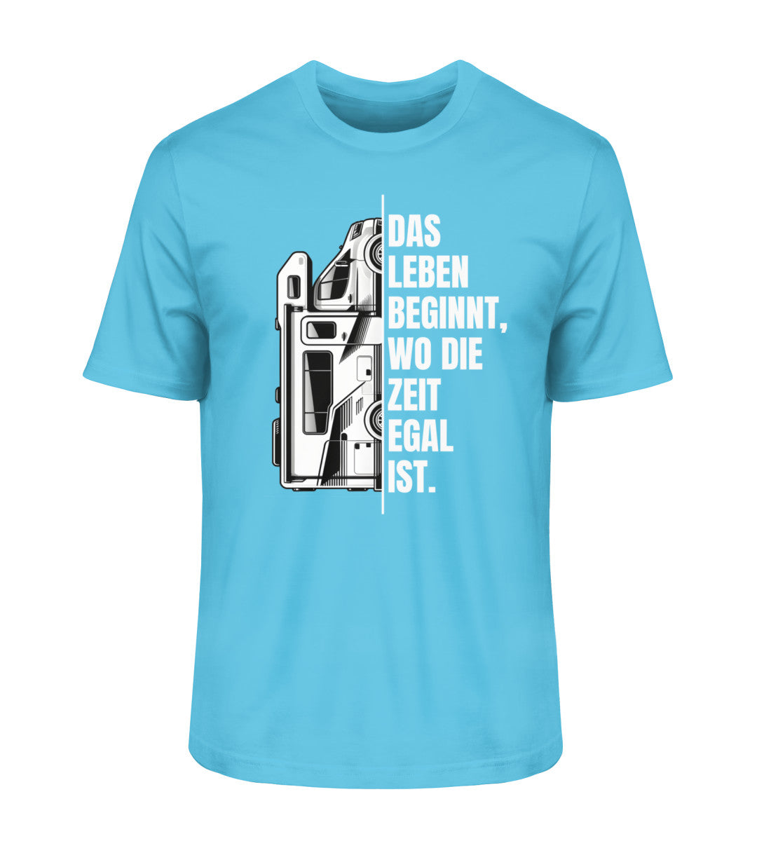 Camping ist Zeitlos - Herren Organic Shirt - Wohnmobil - LazyDonkeyDesign