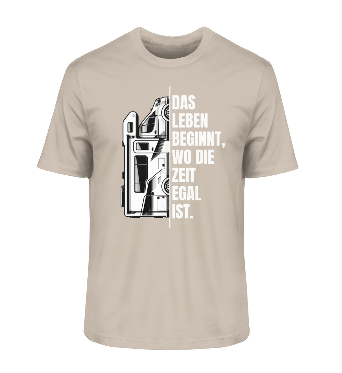Camping ist Zeitlos - Herren Organic Shirt - Wohnmobil - LazyDonkeyDesign