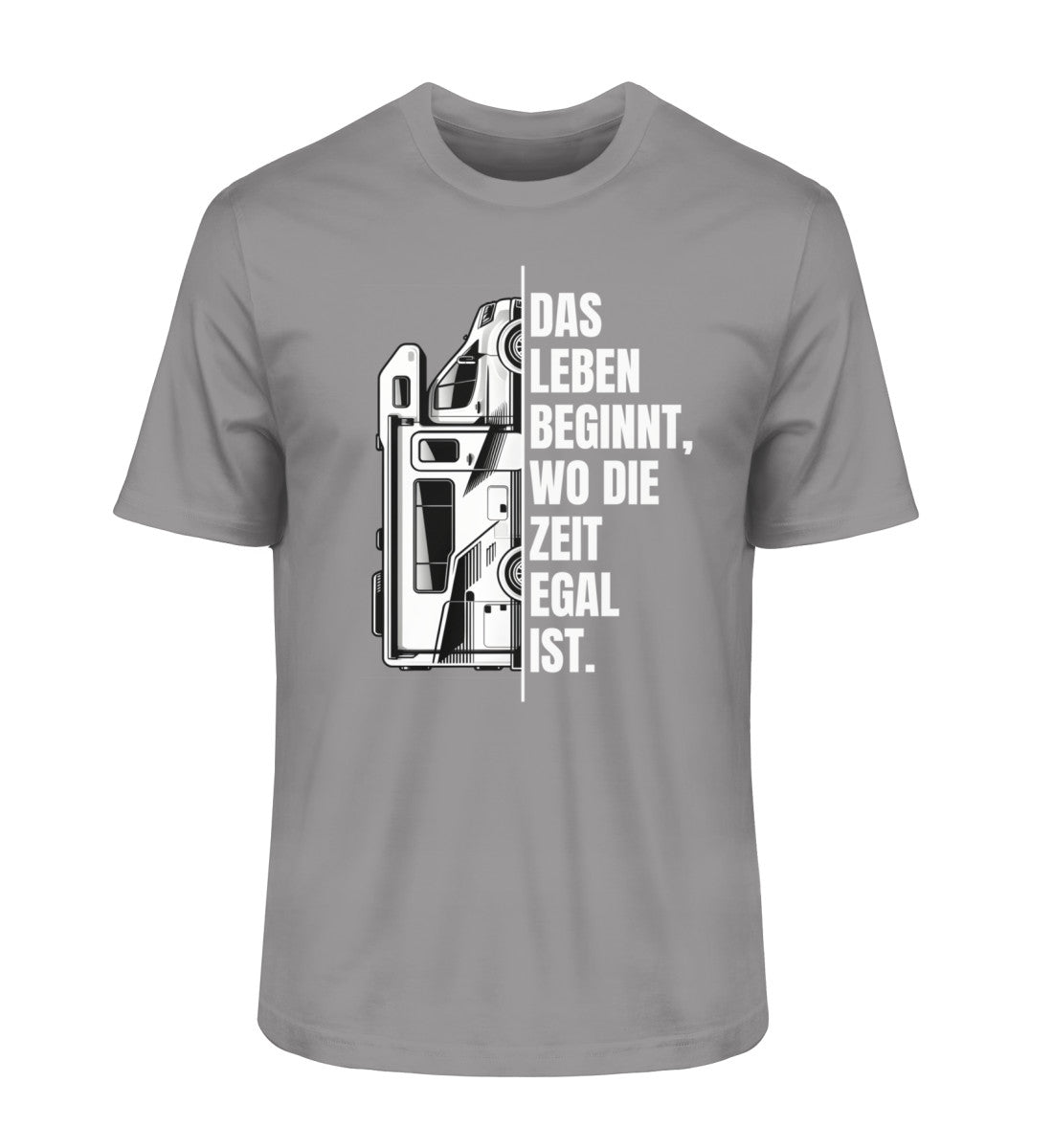 Camping ist Zeitlos - Herren Organic Shirt - Wohnmobil - LazyDonkeyDesign