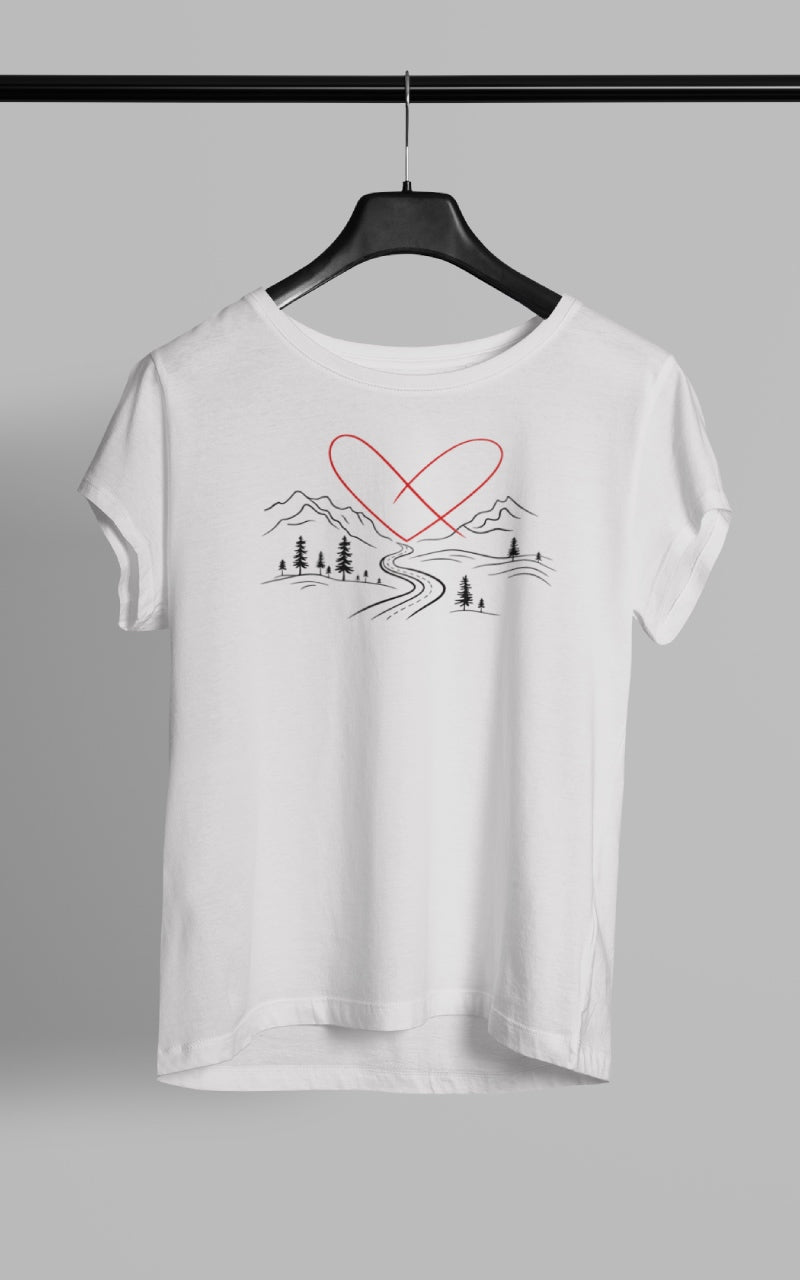 Damen Camping T-Shirt - Naturliebe