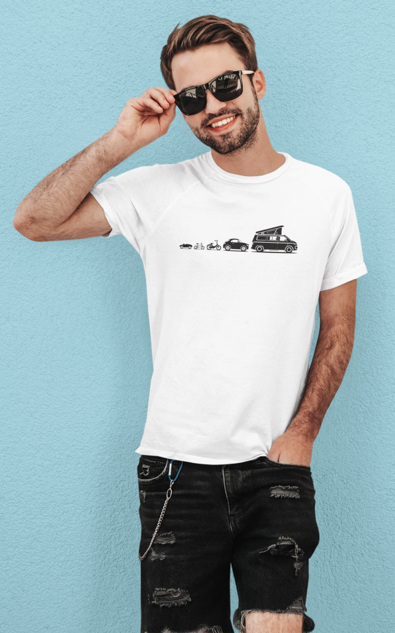 Evolution Bulli - Herren Organic Shirt - LazyDonkeyDesign