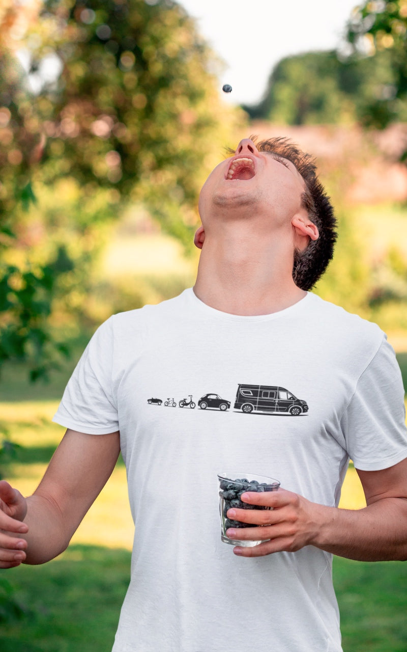 Herren Camping T-Shirt - Evolution Vanlife