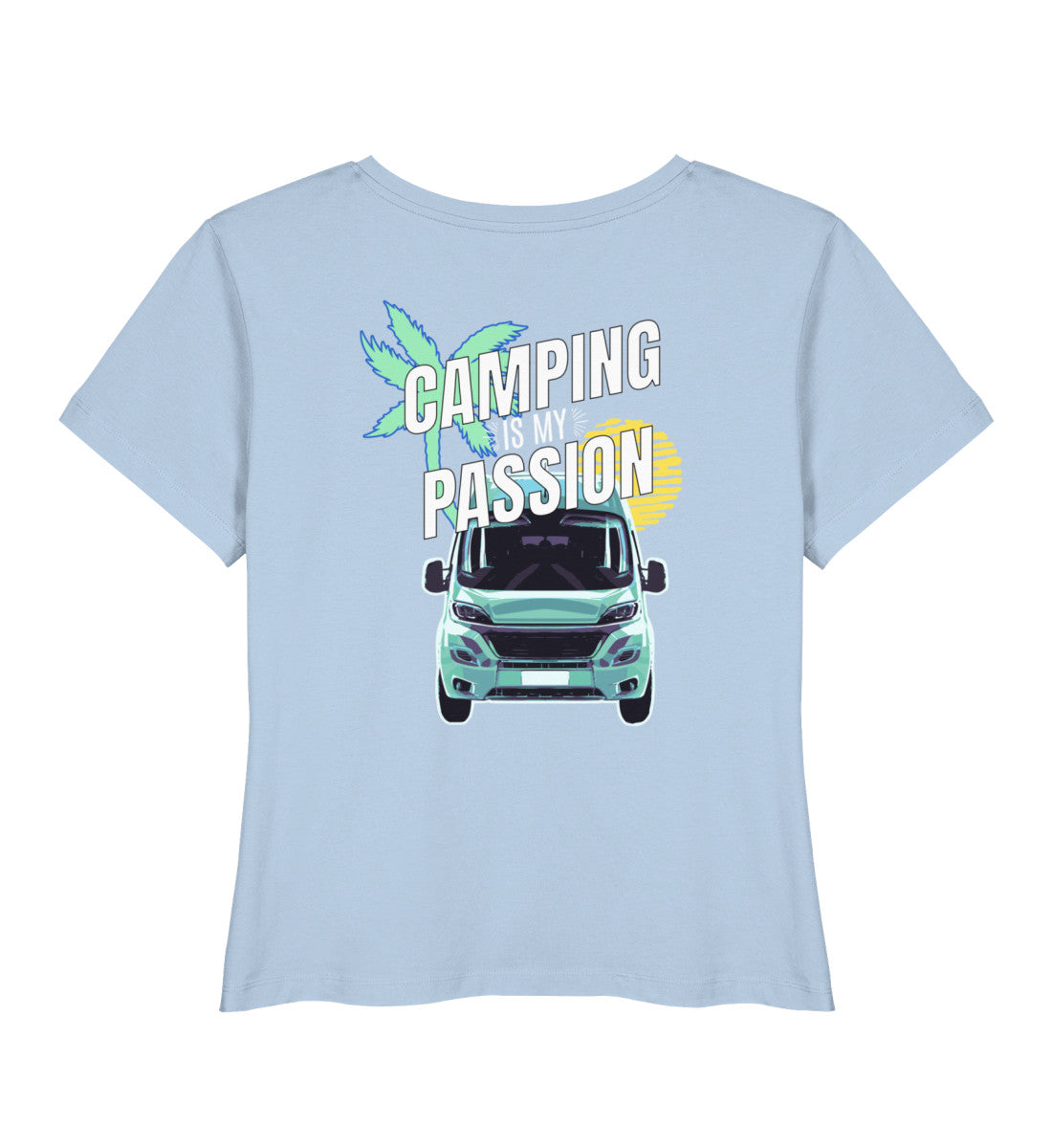 Camping Passion - Damen Organic T-Shirt - LazyDonkeyDesign