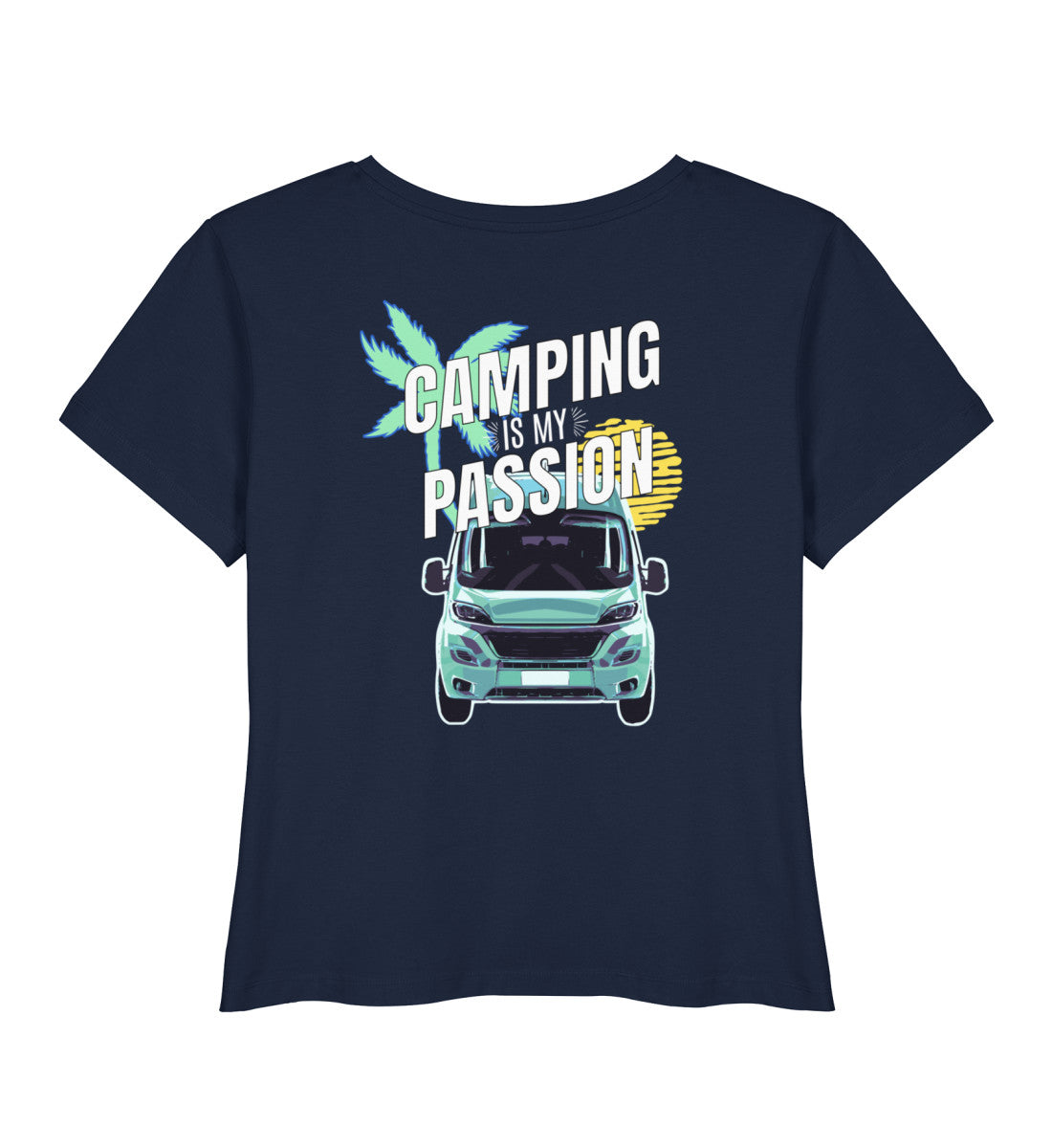 Camping Passion - Damen Organic T-Shirt - LazyDonkeyDesign