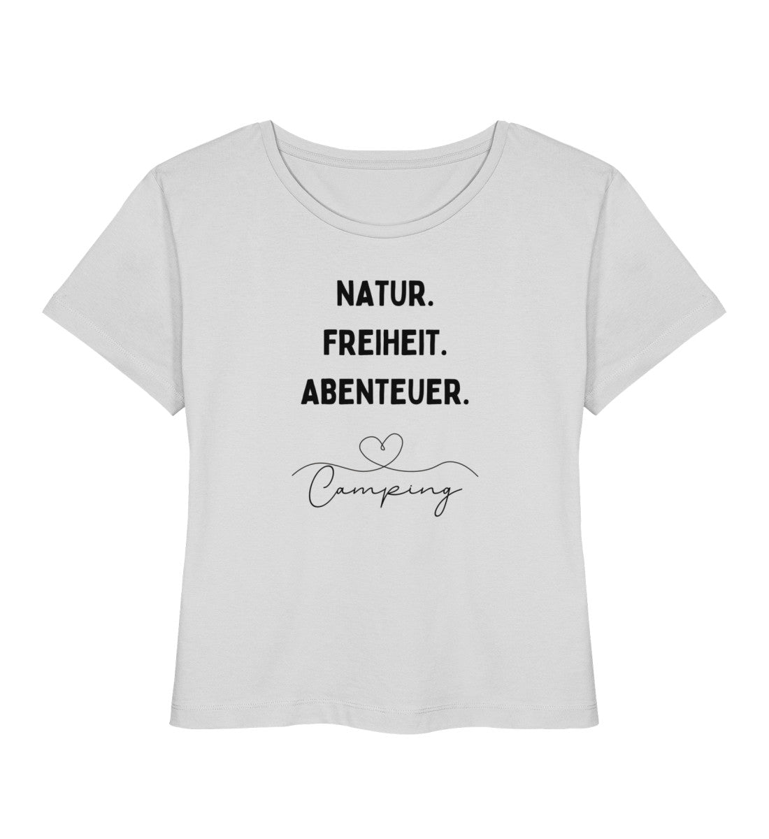 Natur. Freiheit. Abenteuer - Damen Organic T-Shirt - LazyDonkeyDesign