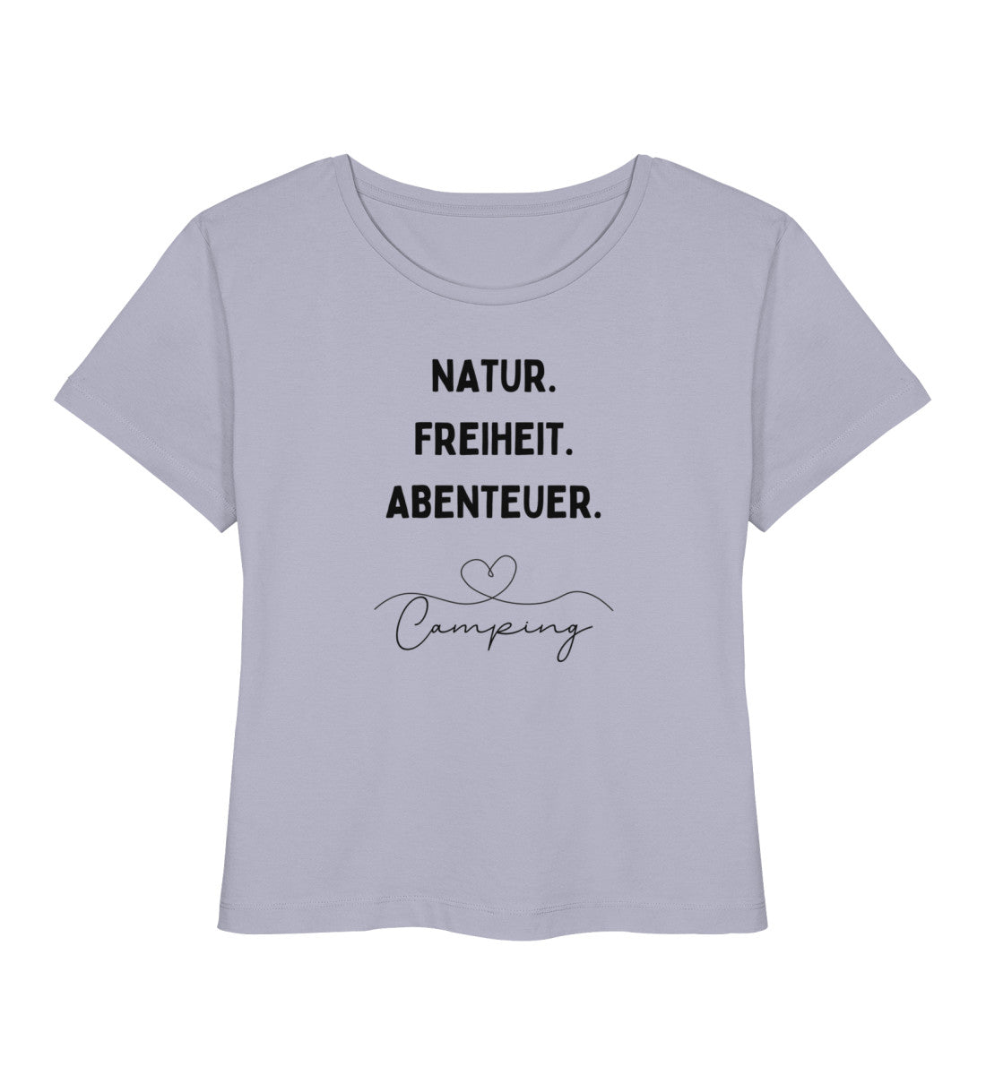 Natur. Freiheit. Abenteuer - Damen Organic T-Shirt - LazyDonkeyDesign