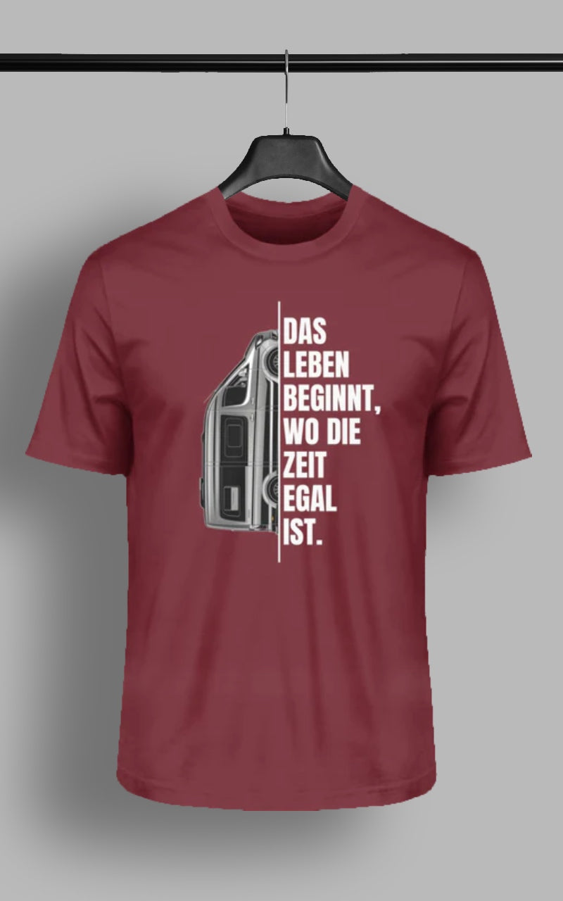 Herren Camping T-Shirt - Camping ist Zeitlos - Vanlife