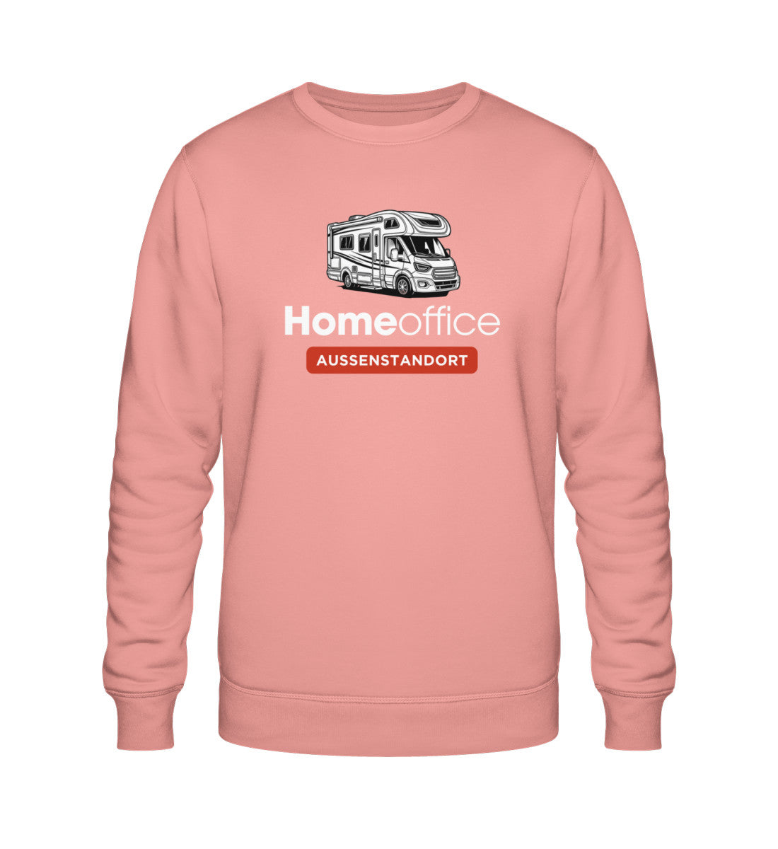 Wohnmobil Homeoffice - Herren Organic Sweatshirt - LazyDonkeyDesign