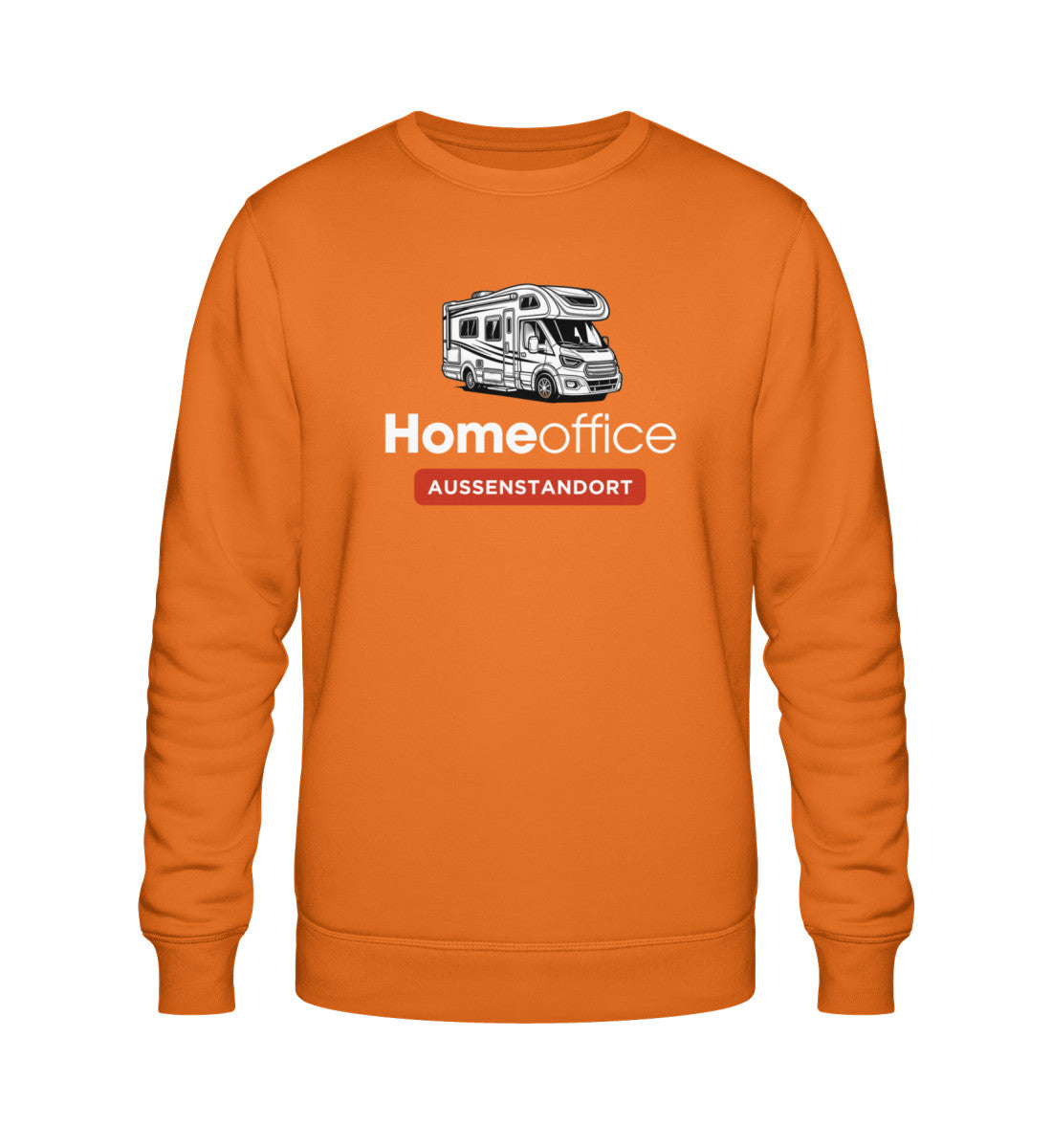 Wohnmobil Homeoffice - Herren Organic Sweatshirt - LazyDonkeyDesign