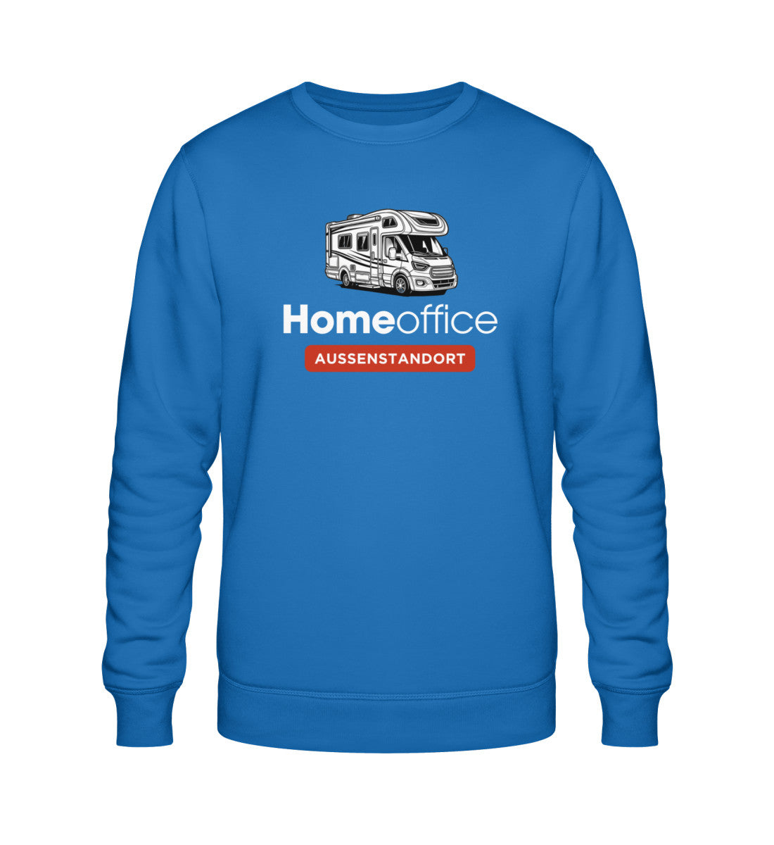 Wohnmobil Homeoffice - Herren Organic Sweatshirt - LazyDonkeyDesign