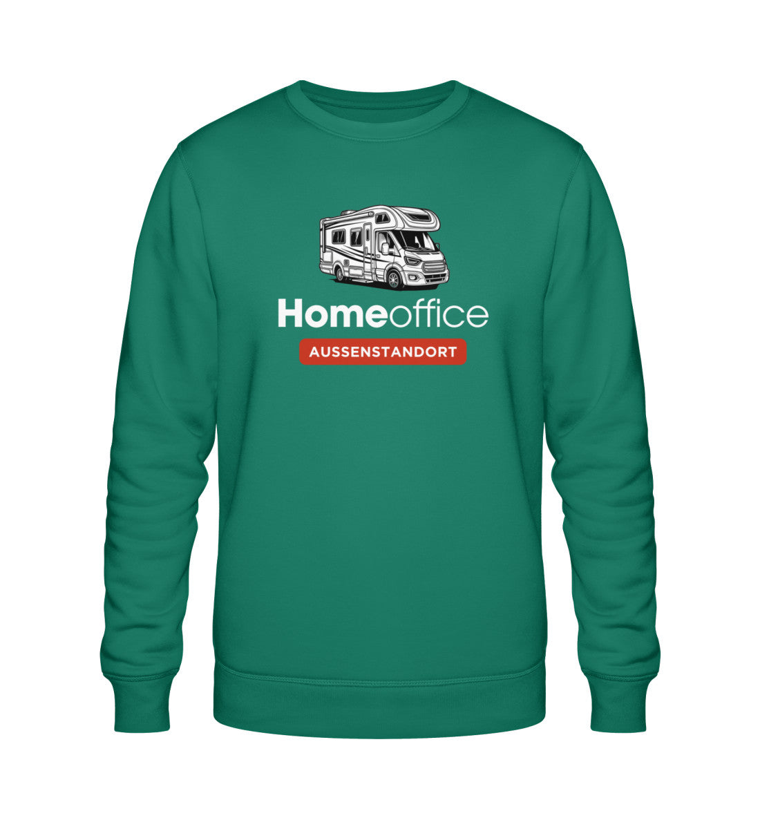 Wohnmobil Homeoffice - Herren Organic Sweatshirt - LazyDonkeyDesign