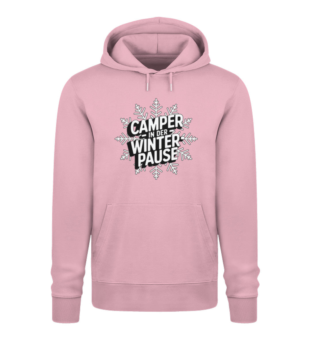 Camper in Winterpause - Herren Organic Hoodie - LazyDonkeyDesign