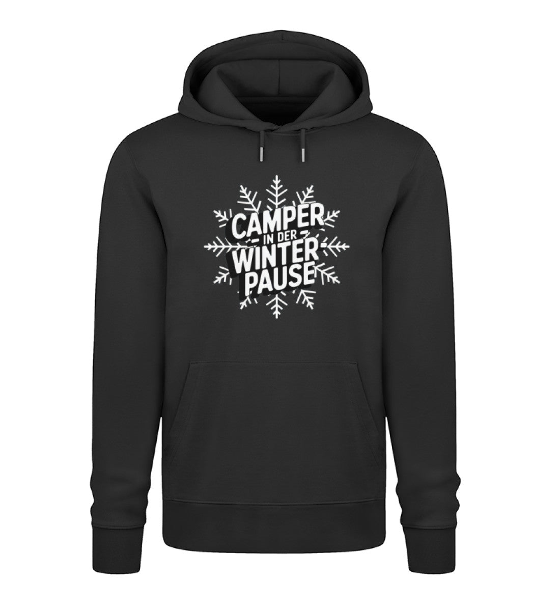 Camper in Winterpause - Herren Organic Hoodie - LazyDonkeyDesign