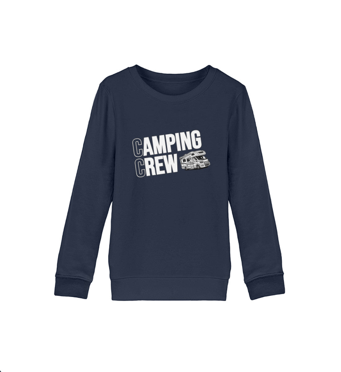 Wohnmobil Camping Crew - Kinder Organic Sweatshirt - LazyDonkeyDesign