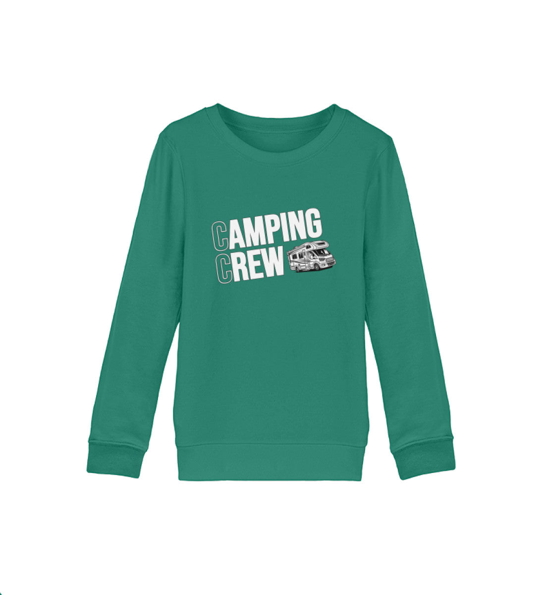 Wohnmobil Camping Crew - Kinder Organic Sweatshirt - LazyDonkeyDesign