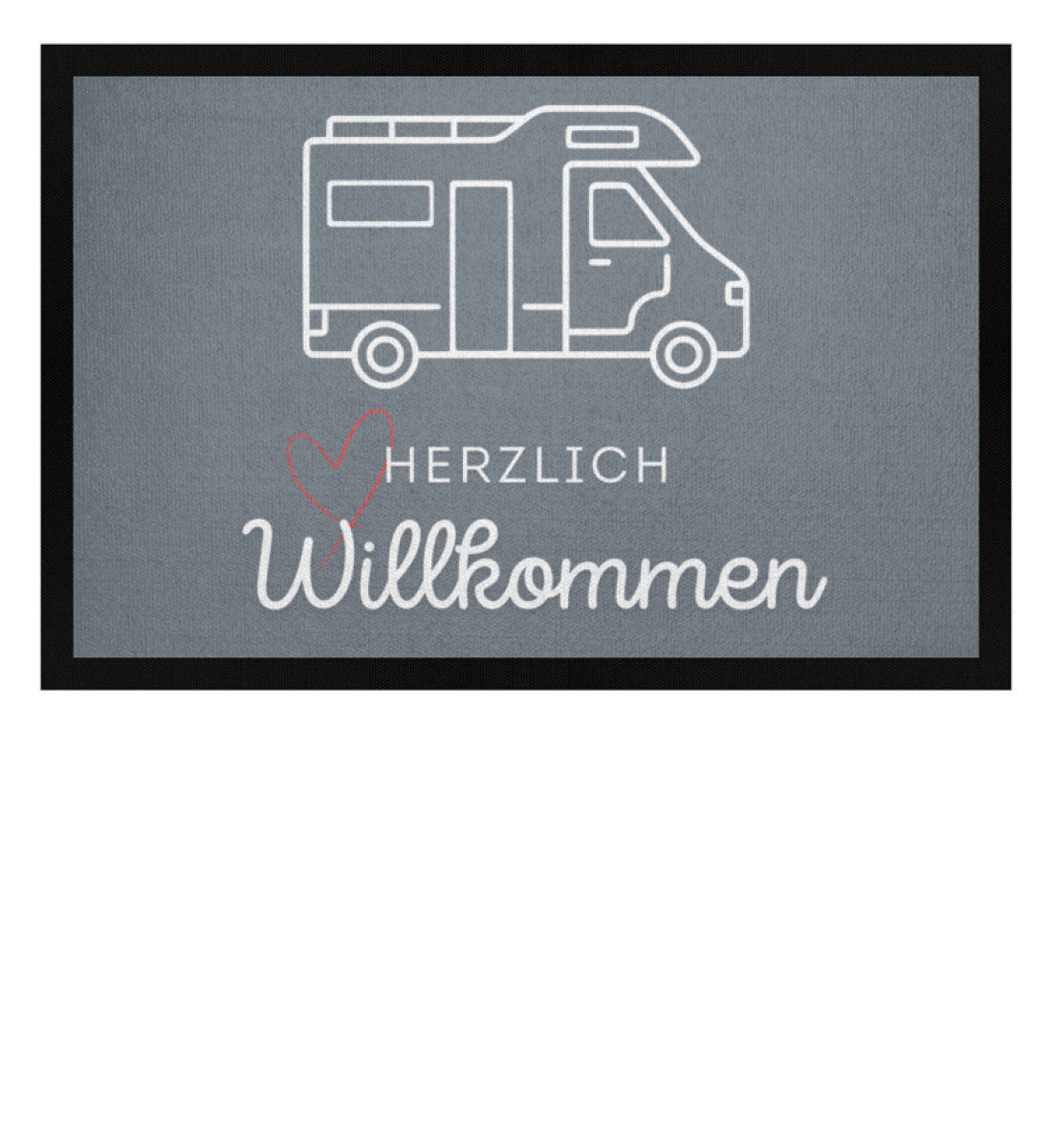 Herzlich Willkommen Wohnmobil - Camping Fußmatte - LazyDonkeyDesign