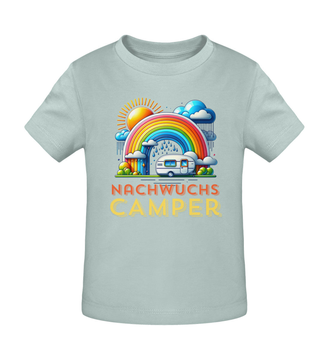 Nachwuchs Camper - Baby Organic Shirt - LazyDonkeyDesign