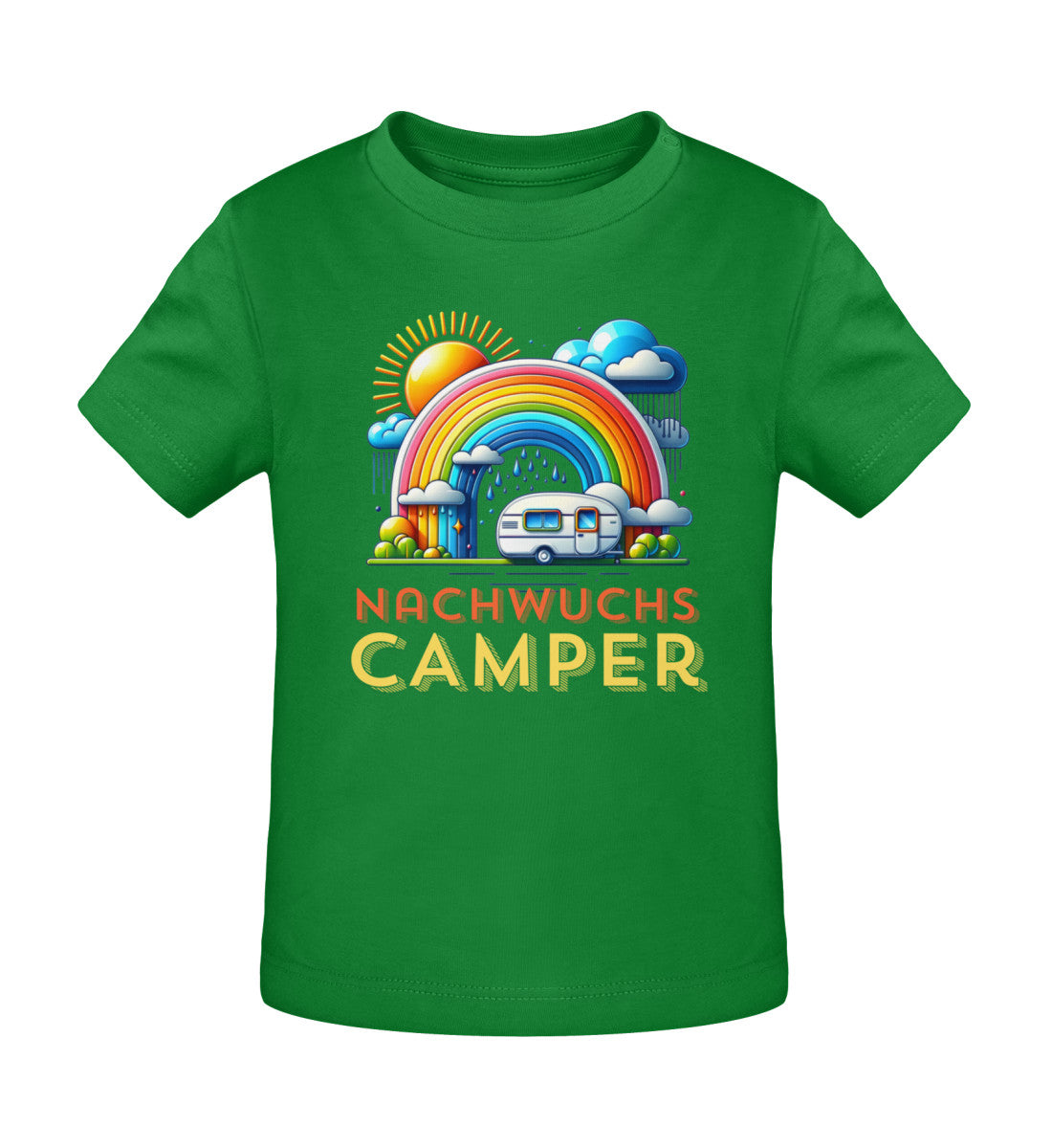 Nachwuchs Camper - Baby Organic Shirt - LazyDonkeyDesign