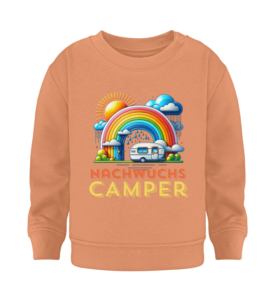 Nachwuchs Camper - Baby Organic Sweatshirt - LazyDonkeyDesign