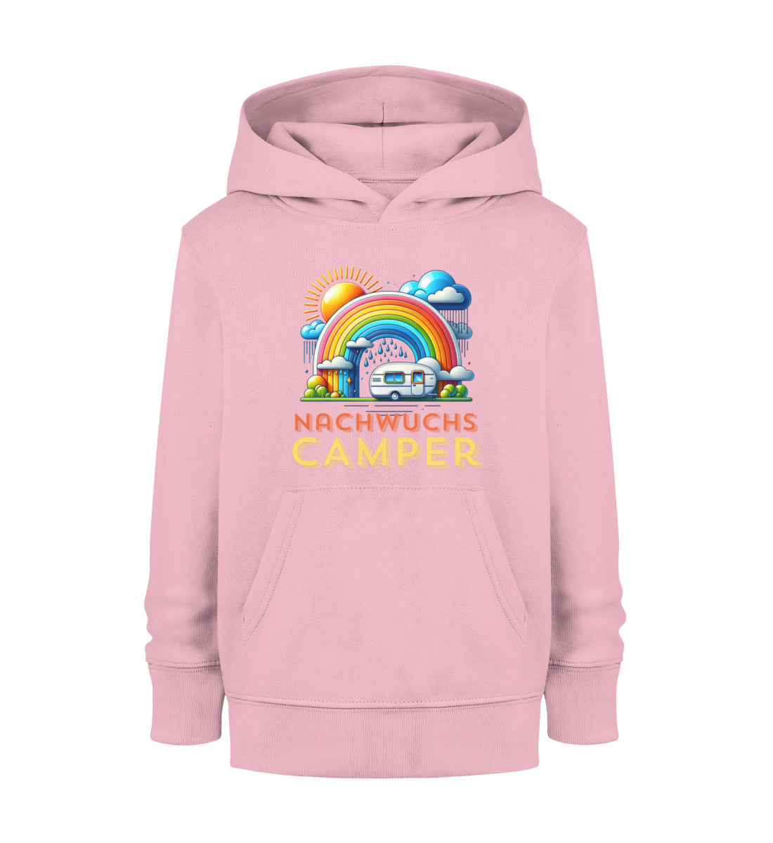 Nachwuchs Camper - Kinder Organic Hoodie - LazyDonkeyDesign