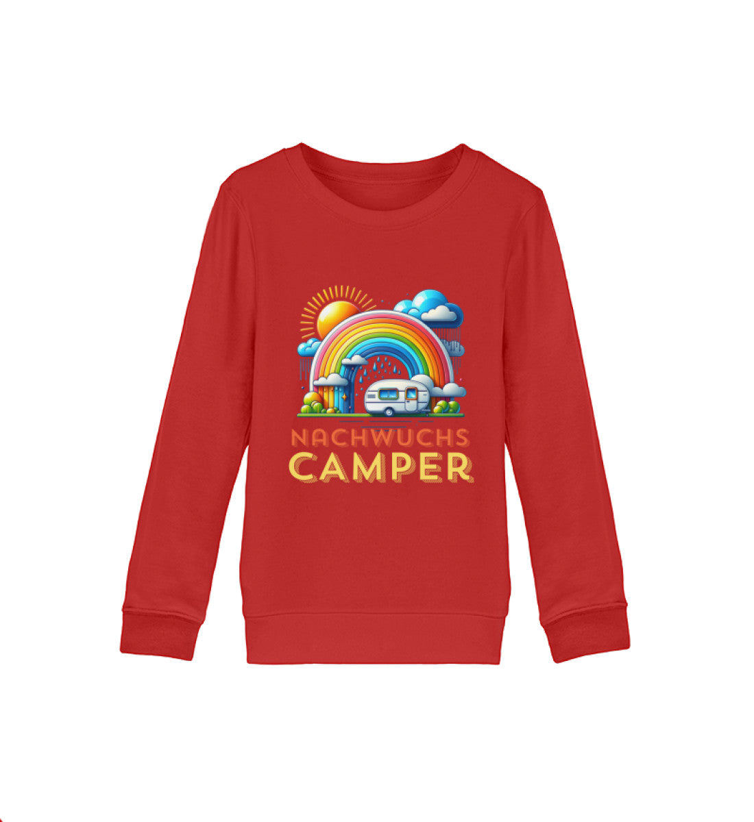 Nachwuchs Camper - Kinder Organic Sweatshirt - LazyDonkeyDesign