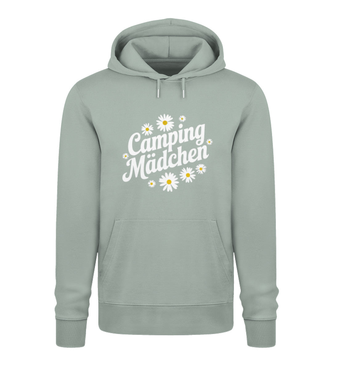 Camping Mädchen - Damen Organic Hoodie - LazyDonkeyDesign