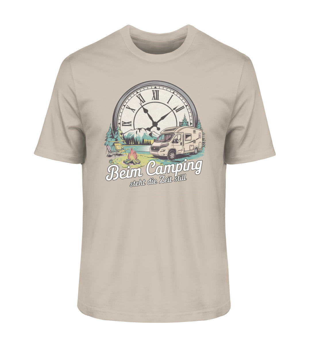 Zeit steht still - Herren Organic Shirt - Wohnmobil - LazyDonkeyDesign