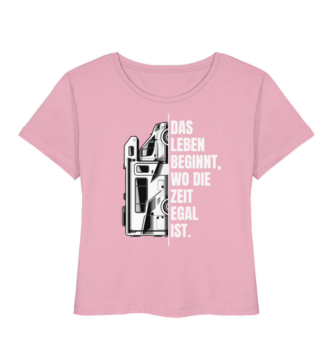 Camping ist Zeitlos - Damen Organic T-Shirt - Wohnmobil - LazyDonkeyDesign