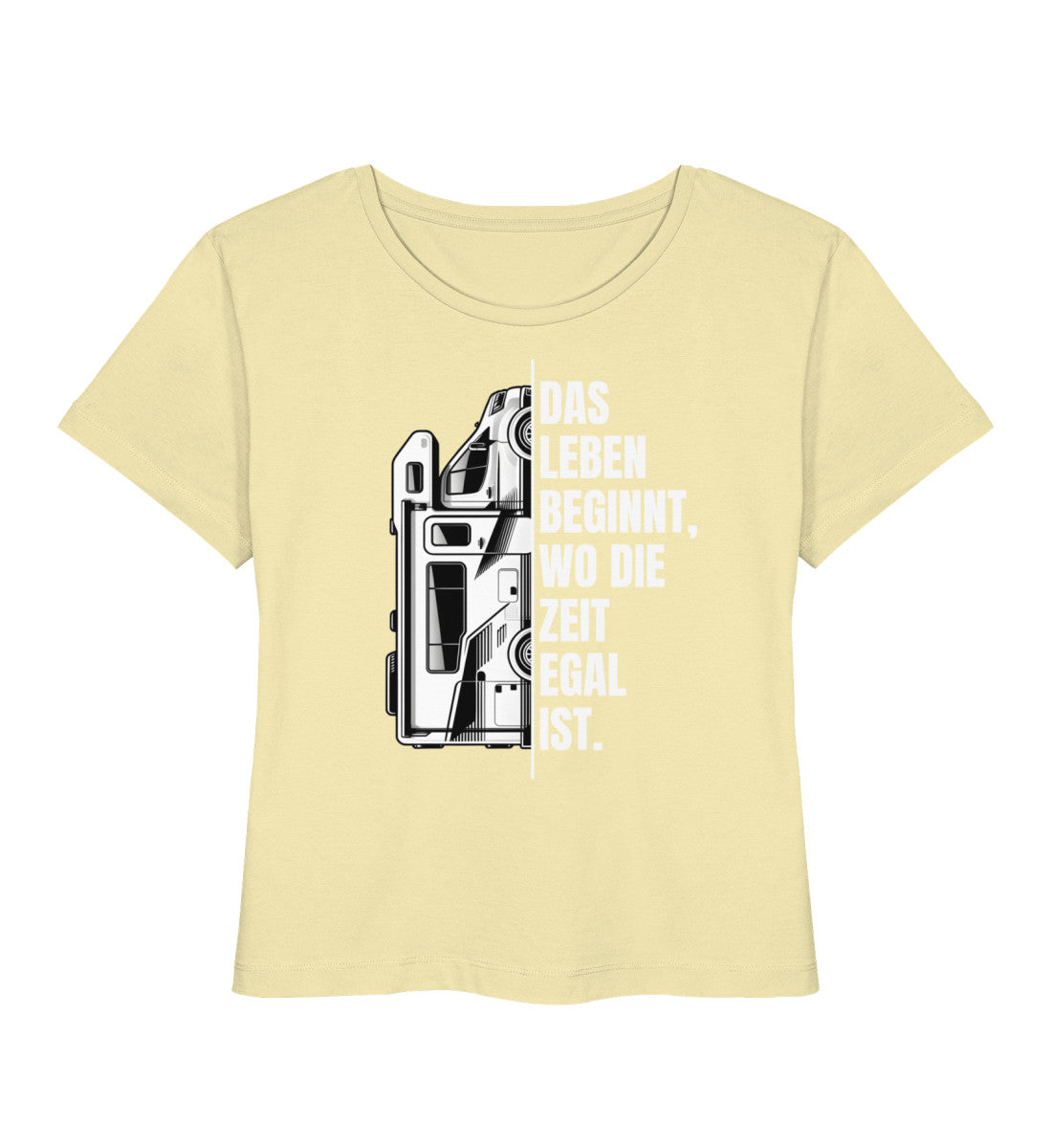 Camping ist Zeitlos - Damen Organic T-Shirt - Wohnmobil - LazyDonkeyDesign