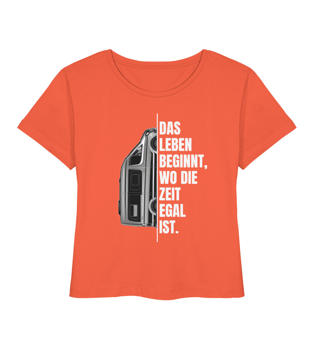 Camping ist Zeitlos - Damen Organic T-Shirt - Vanlife - LazyDonkeyDesign