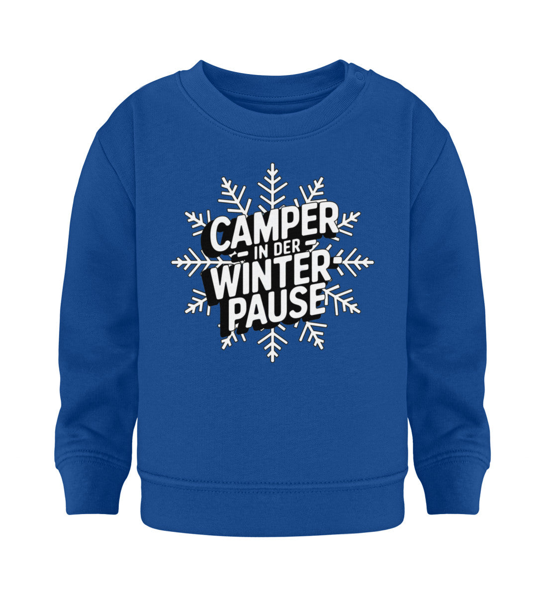 Camper in Winterpause - Baby Organic Sweatshirt - LazyDonkeyDesign