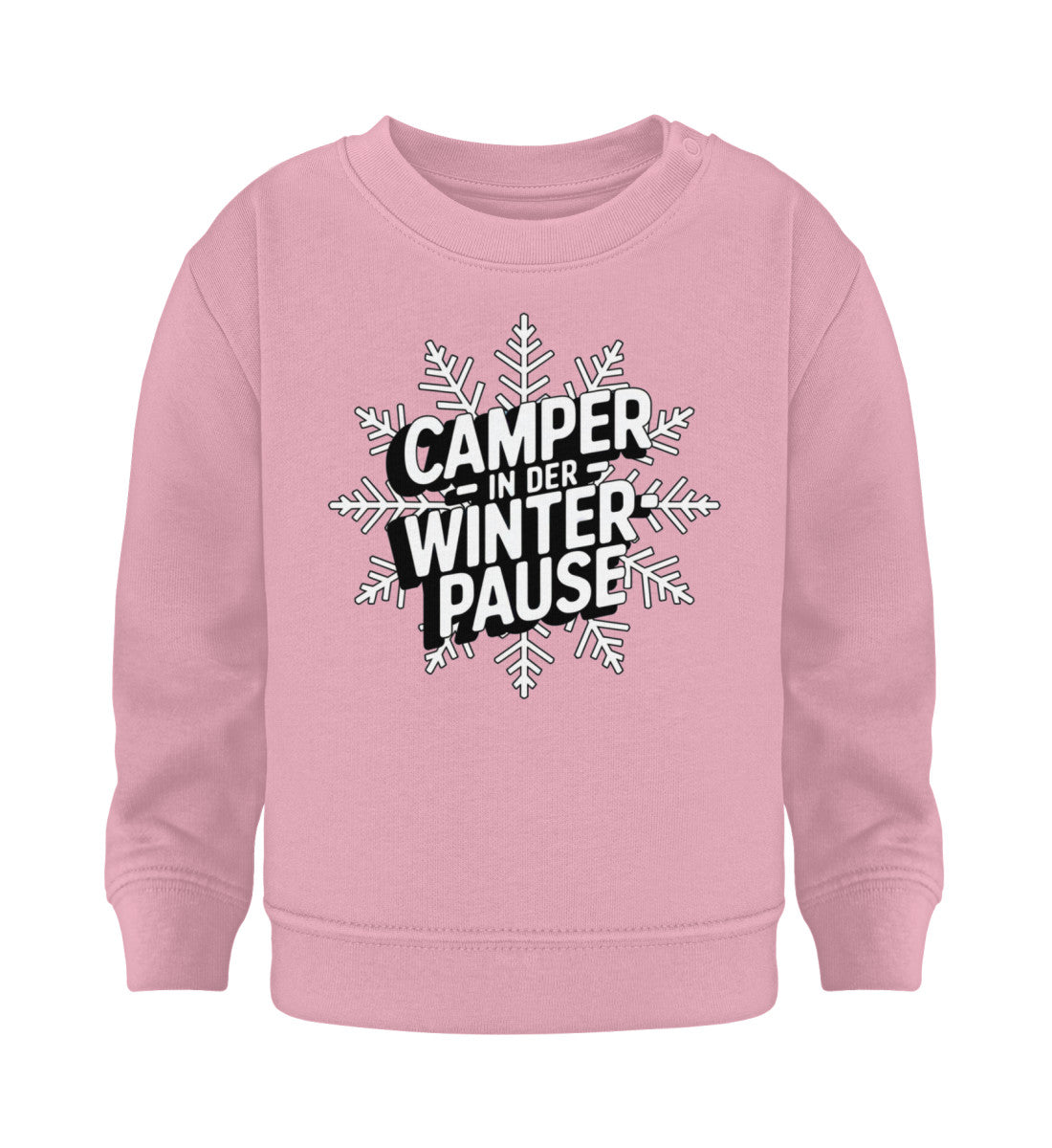 Camper in Winterpause - Baby Organic Sweatshirt - LazyDonkeyDesign